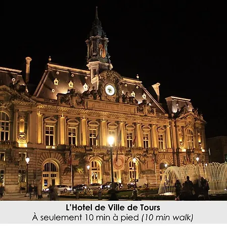 Au Coeur De Tours, Familial Avec Jardin Au Calme, Parking