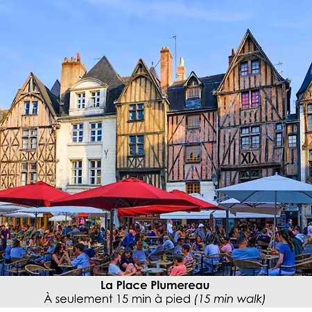 Au Coeur De Tours, Familial Avec Jardin Au Calme, Parking Будинок відпочинку