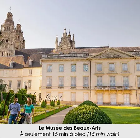 Au Coeur De Tours, Familial Avec Jardin Au Calme, Parking 펜션 *