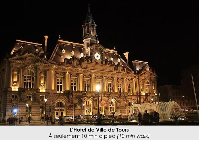 Au Coeur De Tours, Familial Avec Jardin Au Calme, Parking