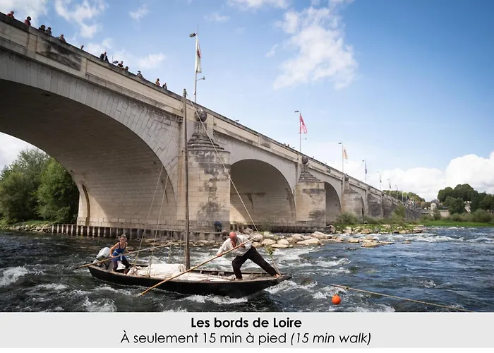 Au Coeur De Tours, Familial Avec Jardin Au Calme, Parking Tatil Evi